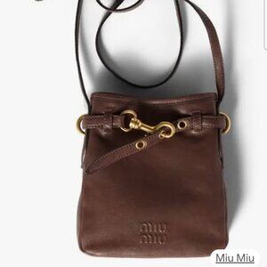 Miumiu Nappa Leather Pouch